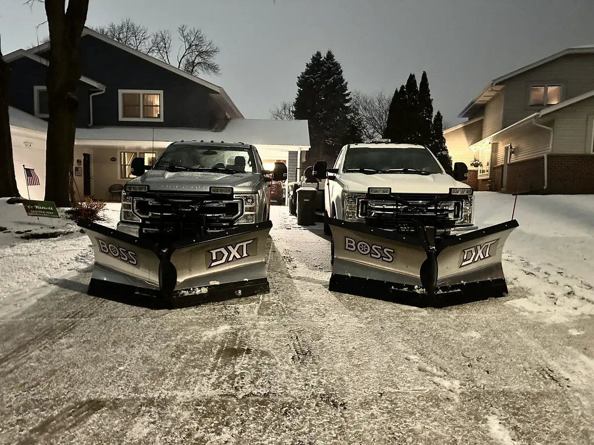 Kiewit snow removal trucks ready for winter service